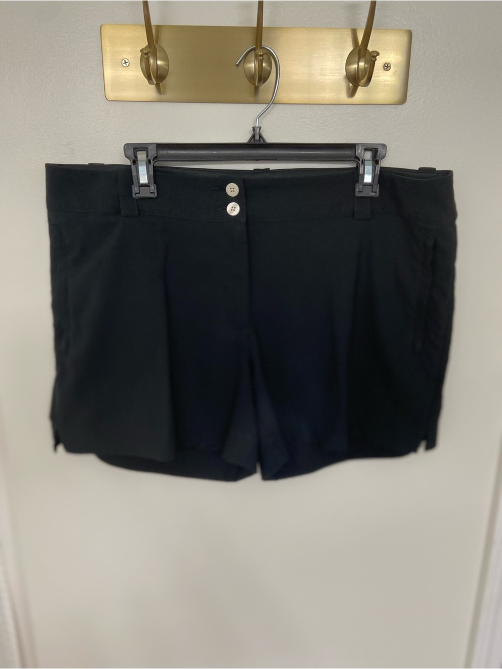 Nike Golf Dri-FIT Shorts Women’s Size 14 Black Tailored Golf Athletic Career